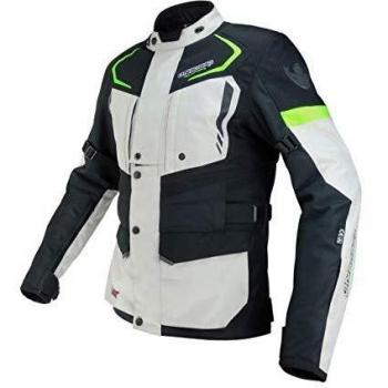 ON BOARD Chaqueta CRUISE,UNISEX,XS,GRIS/NEGRO/AMARILLO FLUOR