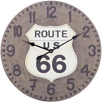 Desconocido Nást?nné Hodiny 60 cm Route 66