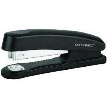 Grapadora Q-Connect KF01057 de Plástico ABS Negra con Capacidad de 20 Hojas