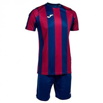 Conjunto de fútbol Joma Inter Classic Royal Burdeos para hombre y niño, manga corta