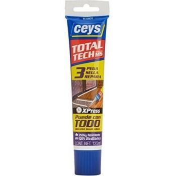 Ceys - Total Tech - Pega Sella y Repara - Blanco - Tubo 125ml