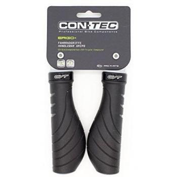 CONTEC Griff 'Ergo +' SB-verpackt, D3-Dreikomponenten, Paar, Lenkerklemmung Mittel - im vorderen Teil, um den Fingern einen festen und sicheren Halt zu geben, weich - im hinteren Bereich, um alle Erschütterungen aufzunehmen, hart - im inn