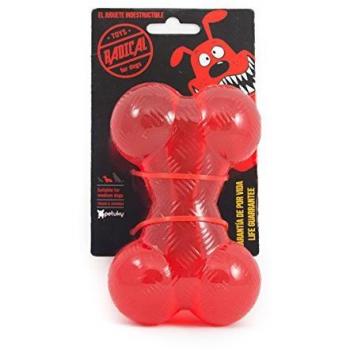 Juguete Radical Rojo Hueso indestructible L 16cm