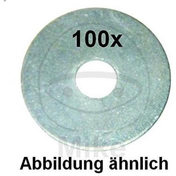 Arandela de 6,4 mm con diámetro exterior de 77 mm - Pack de 100 unidades