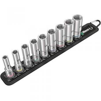 Wera Belt B Deep 1 Socket Set, 3/8 Drive, 9PC, 05004545001