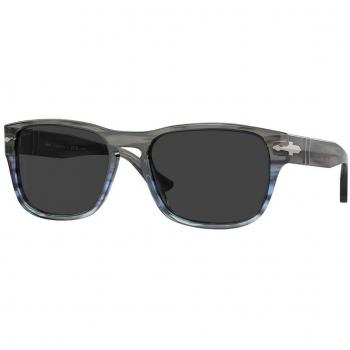 Persol PO3341S Polarized Sunglasses, Color 120548, Unisex, Pillow Grigio, Size 55
