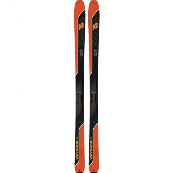 Esquís de travesía K2 Wayback 80 negro gris naranja - 163 cm