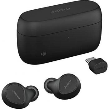 Jabra Evolve2 Buds True Wireless Stereo (TWS) In-Ear Headphones Bluetooth with USB-A Dongle for Microsoft Teams, Black