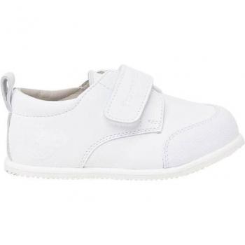 Zapatillas deportivas de bebés de piel con cierre adherente