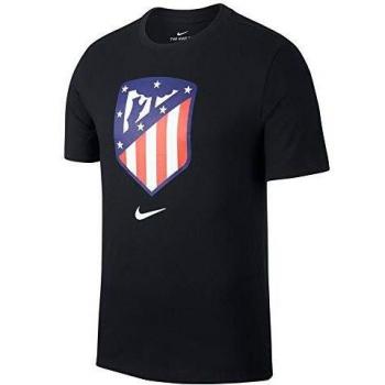 NIKE ATM M Nk tee Evergreen Crest Camiseta de Manga Corta, Hombre, Black, S