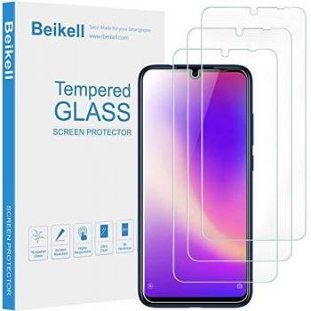 Beikell Protector Pantalla Xiaomi Redmi Note 7/7 Pro, [4 Pack] Vidrio Cristal Templado con 9H Dureza, Alta Sensibilidad, Anti-Arañazos, Anti-Huellas Dactilares, Sin Burbujas, Garantía de por Vida