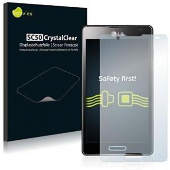 Savvies SC50 Protector de pantalla compatible para LG Electronics P713 Optimus L7 II