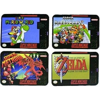 Paladone Posavasos SNES Nintendo, Corcho, Multicolor, 8x8x1 cm