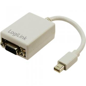 Adaptador Mini DisplayPort a VGA LogiLink CV0038 - Resolución máxima 1080p - 9 cm