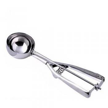 SODIAL(R) Scoop de acero inoxidable para helado Mash Potato Food cuchara de cocina de la bola 4cm