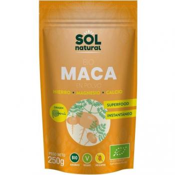 Maca en Polvo Bio Vegano Amarilla 250g Sol Natural