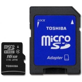 MicroSD 16GB Toshiba Clase4