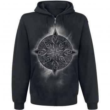 Toxic Angel Skadi Sudadera capucha con cremallera Negro
