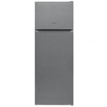 Frigorífico combinado Amica FD2355.4X(E) con congelador, 212 L, 144 cm, color plateado y acero inoxidable
