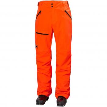 Helly Hansen Men's Sogn Insulated Cargo Ski Pants - Neon Orange - Size Large