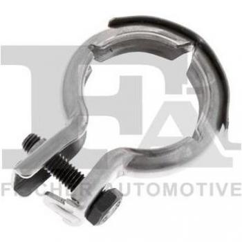Abrazadera de tubo de escape FA1 115-896, tipo clamp, adecuada para sistemas de escape, fabricada con materiales resistentes a la corrosión y alta temperatura, diseñada para un ajuste seguro y duradero en tubos de escape