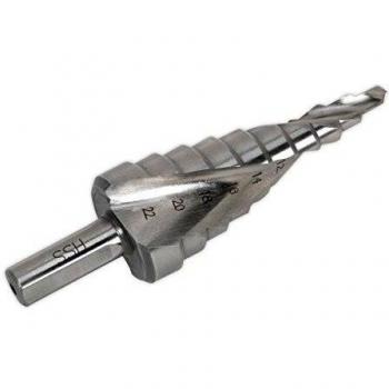 Sealey AK4747 HSS 4341 Step Drill Bit 4-22mm Spiral Flute