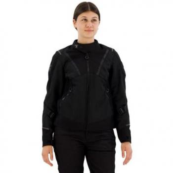 Chaqueta de Moto Mujer Rev'it! Airwave 4 Negra, textil, talla 44