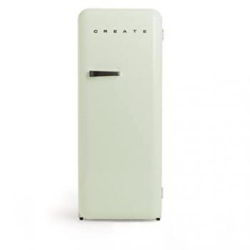 Frigorífico Retro 281L - Gran Capacidad - Diseño Vintage Verde/Negro
