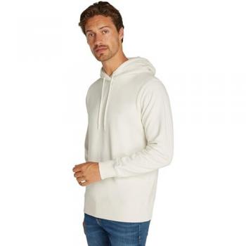 Calvin Klein Men's Ivory Cotton Hoodie - Size S
