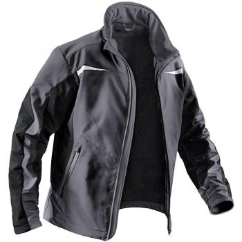 Chaqueta Softshell KÜBLER FORM 1241 Talla XXL Antracita/Negra, Unisex, Resistente al Viento y Agua