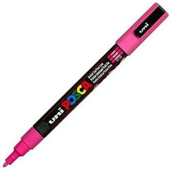 Rotulador Uni Posca PC-3M Rosa 0,9-1,3mm