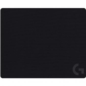 Alfombrilla de Ratón para Gaming Logitech G240, Tamaño M, Tejido Suave, Color Negro