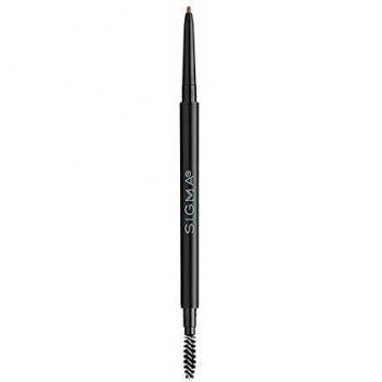 Sigma Beauty Fill + Blend Brow Pencil - Unisex Medium Brown with Brush for Shaping and Filling