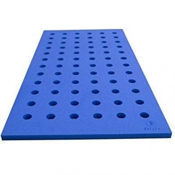 Tapete Flotante Baby Cover Small Leisis, tapiz bebé con orificios pequeños, color azul, dimensiones 100 x 50 cm