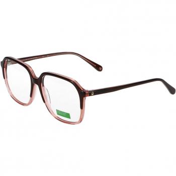 United Colors of Benetton 1067 273 Armazones para Mujer Rojas, Lentes Recetados, Gafas Recetadas