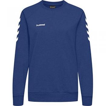 Hummel Sudadera Go Cotton para Mujer, Azul auténtico, Talla XS