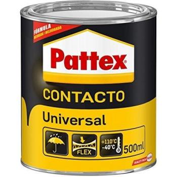 Pattex Cola de contacto universal instantánea multiusos, a prueba de agua, 500ml