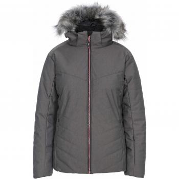 Trespass Chaqueta de esquí para mujer Wisdom cálida impermeable y resistente al viento, Mujer, Chaqueta de esquí, FAJKSKTR0005_DAGXL, gris oscuro, XL