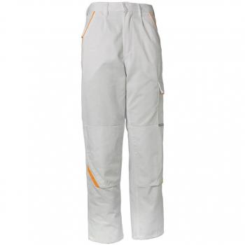 Planam Highline - Pantalón de uniforme de trabajo, weiß/weiß, 70