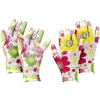 com-four® 2X Par de Guantes de Jardín en Talla 8