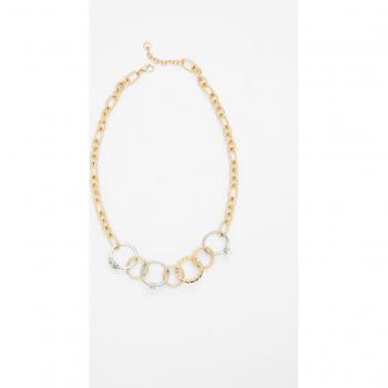 Stradivarius Gold Ring Necklace OS