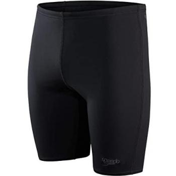 Bañador Speedo Eco Endurance+ Jammer negro gris - Talla 28, diseño de natación para hombre, fabricado con material sostenible, resistente al cloro y de secado rápido
