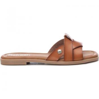 Sandalias para Mujer Refresh 171551 en Color Taupe con Cierre tipo Pala - Cómodas