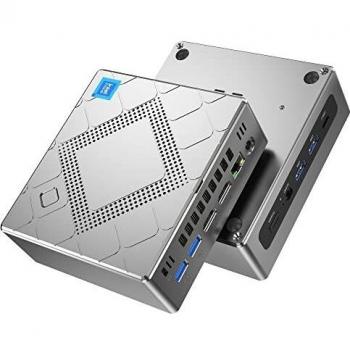 NiPoGi Mini PC Windows 11,Intel Core i5 11320H,16GB LPDDR4 512GB SSD Mini Ordenadors de Sobremesa,4K