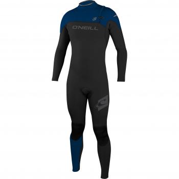 2017 O'Neill HyperFreak Comp 3/2mm Zipperless Wetsuit BLACK / DEEP SEA 4586 Wetsuit Sizes - Small Tall
