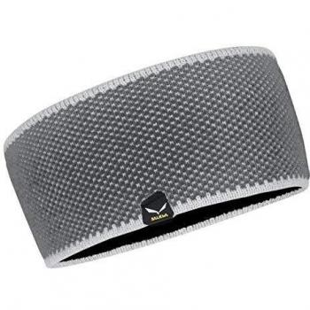 SALEWA Puez Wo Headband Diadema de Lana, Unisex Adulto, Gris