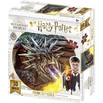 Puzzle 3D lenticular Harry Potter Torneo de los 3 Magos Cáliz de Fuego Dragón 300 piezas