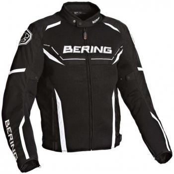 Bering Scream chaqueta moto textil blanco y negro S44