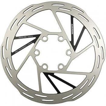 Disco de freno SRAM Paceline 6 tornillos 160mm negro - diseño elegante y silencioso para uso en carretera