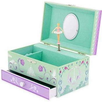 Joyero Musical Infantil Paris Primavera con Tirores de Madera